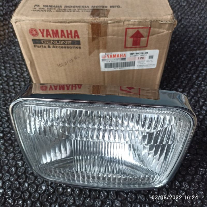 LAMPU DEPAN YAMAHA RXK RXKING RX KING NEW OVAL SCORPIO REFLEKTOR REVLEKTOR REPLEKTOR LAMPU DEPAN ORI