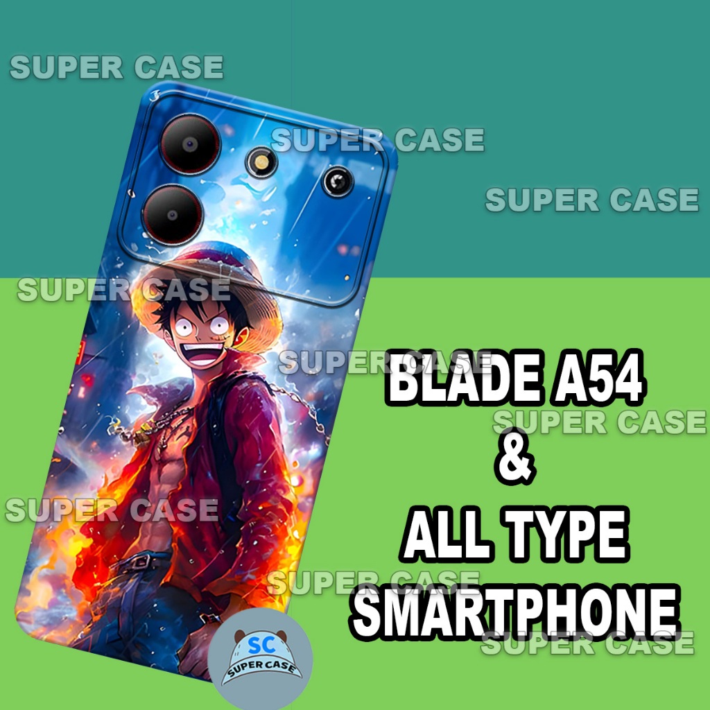 Q3 Case HP untuk ZTE BLADE A54 Terbaru | MOTIF  ANIME  | Casing karet lentur