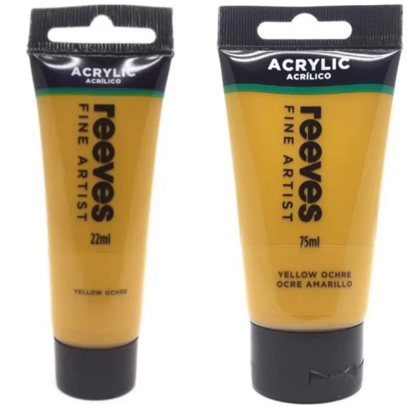 

Reeves Acrylic Colour 75ml / 22ml Yellow Ochre