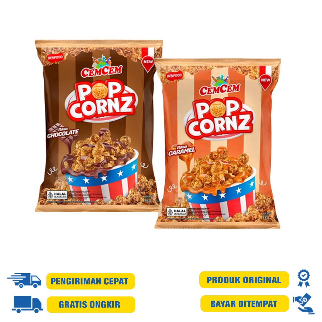 

CEM-CEM American Popcorn 55 G.R - Chocolate | Caramel