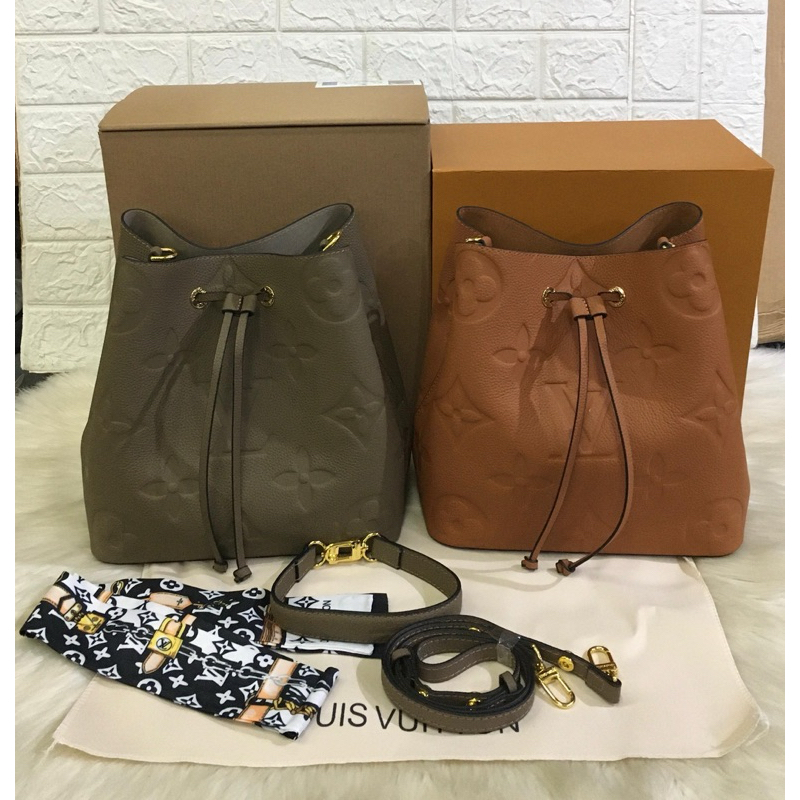 LV Neo noe MM Monogram Empreinte 10034 with Magnet Box (Double Box)