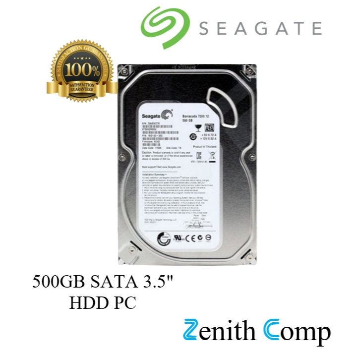 Hard Disk Seagate 500 GB SATA 3.5"