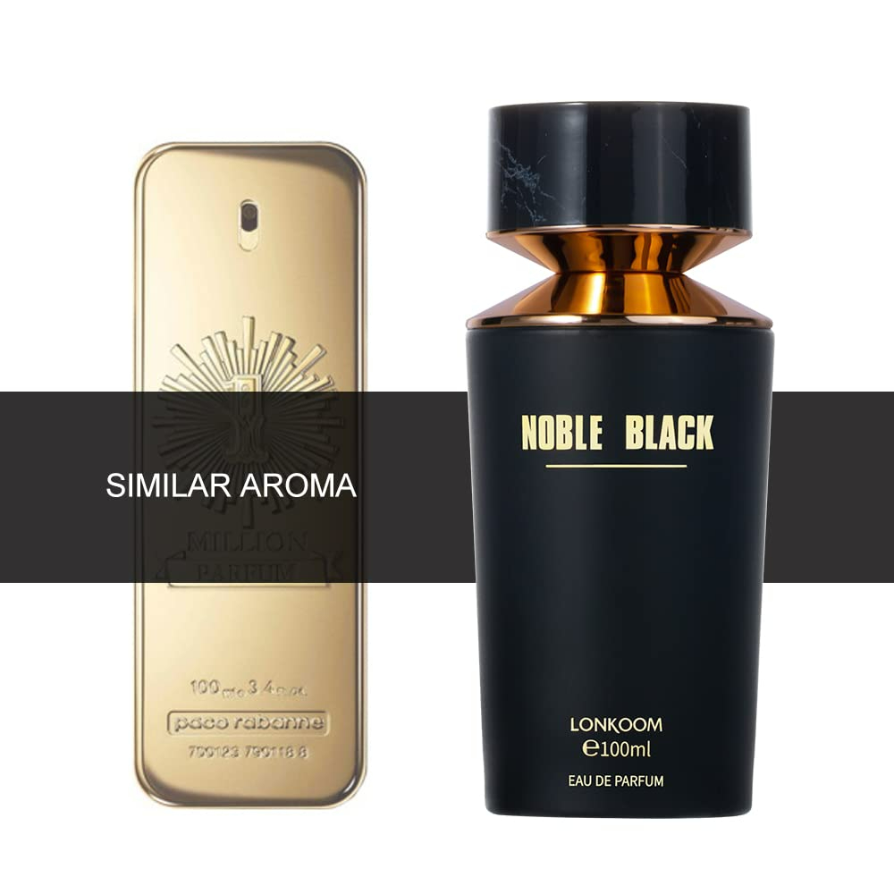 LONKOOM PARFUM PRIA NOBLE BLACK EDP 100ML TAHAN LAMA FRESH MASKULIN