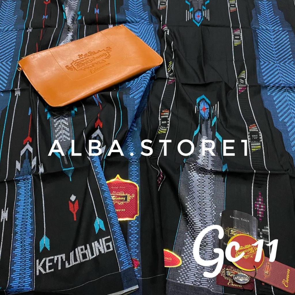 [READY] Sarung Ketjubung Gold Songket Full Sutra GSC Original//Ketjubung GSN SCP GSC Gunungan Songke