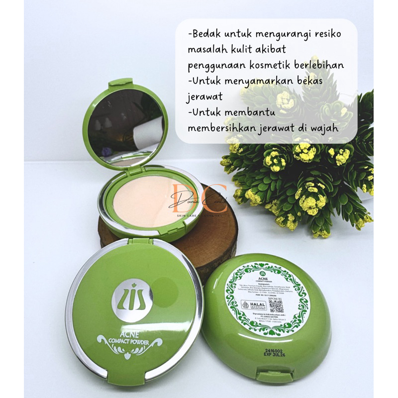 Liz Skincare Acne Compact Powder Bedak Padat untuk kulit berjerawat ORIGINAL dr.Listiani W