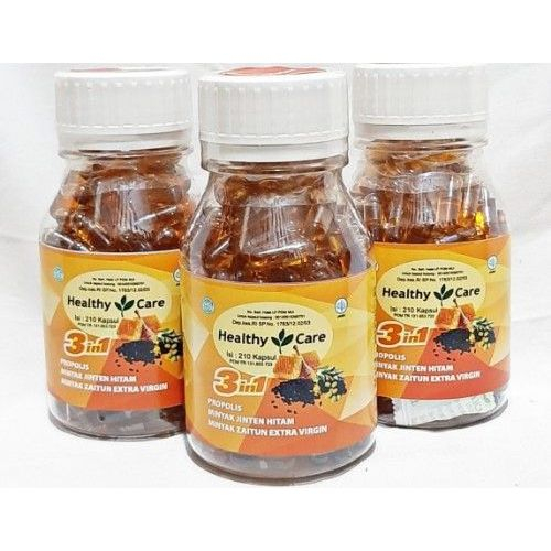 Healthy Care Habbatussauda 3 in 1 | Minyak Jinten Hitam & Zaitun Extra Virgin | ORIGINAL