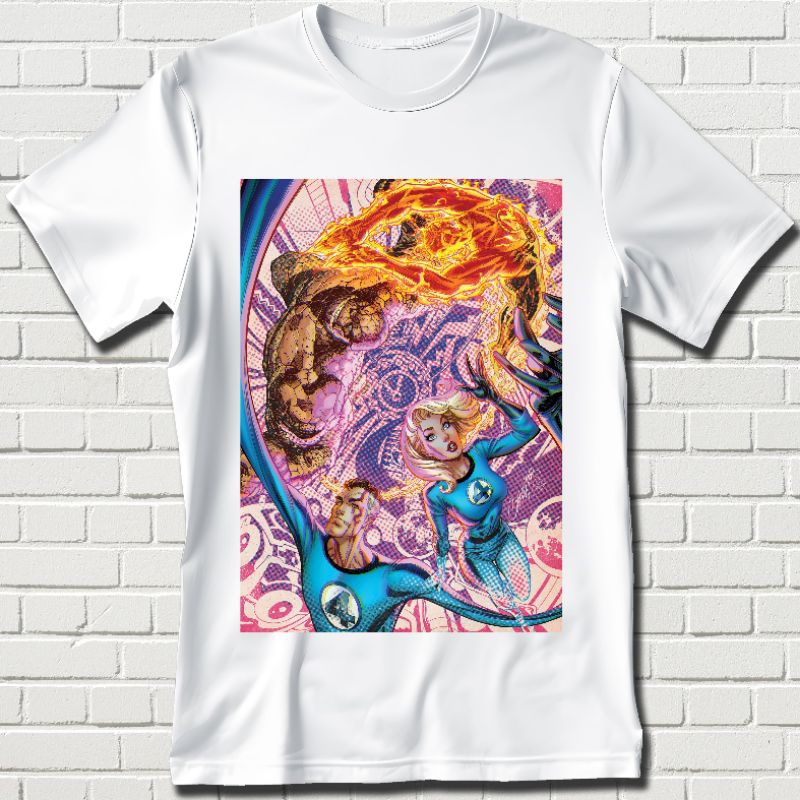 KAOS FANTASTIC 4 - BAJU KAOS DEWASA - KAOS MOVIE - KAOS FIGUR
