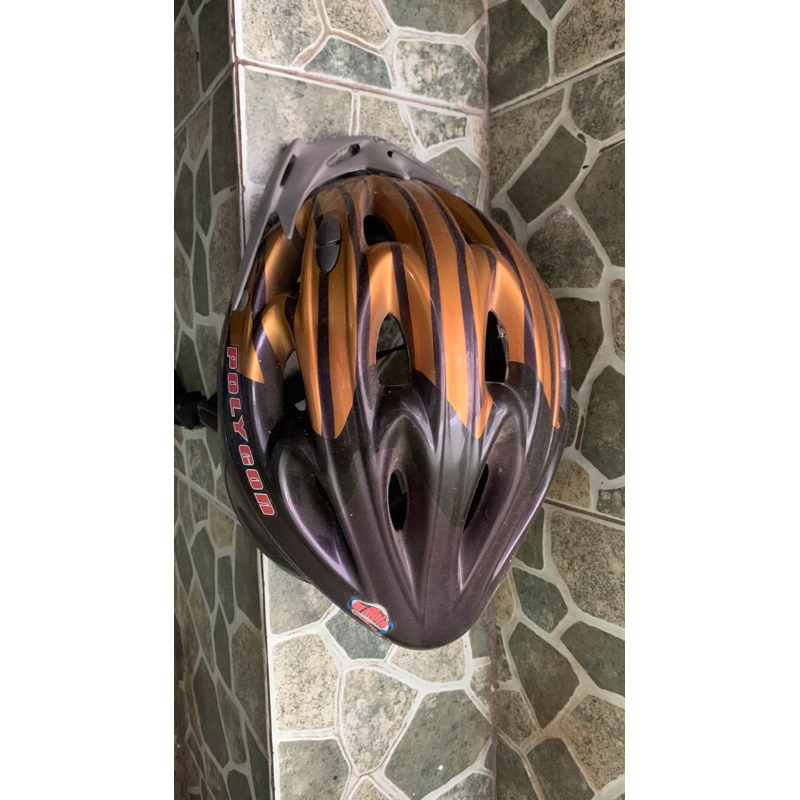 HELM SEPEDA POLYGON AEROGO 396 BEKAS SECOND PRELOVED