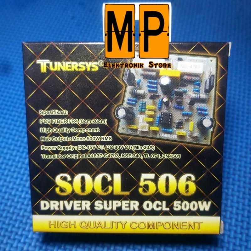 Kit Power Driver 500 watt Super OCL SOCL 506 Tunersys