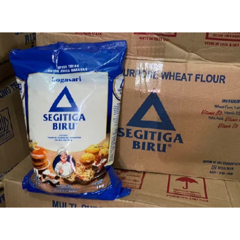 

SEGITIGA BIRU TEPUNG TERIGU 1KG 1 KARTON 24PCS