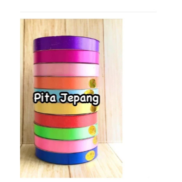 

PITA JEPANG / PERIAS KADO/ PITA KADO /Aksesoris KADO / KOTAK KADO / WARNA-MIX FENG HONG RIBBON 3/4'' 2CM 13METER