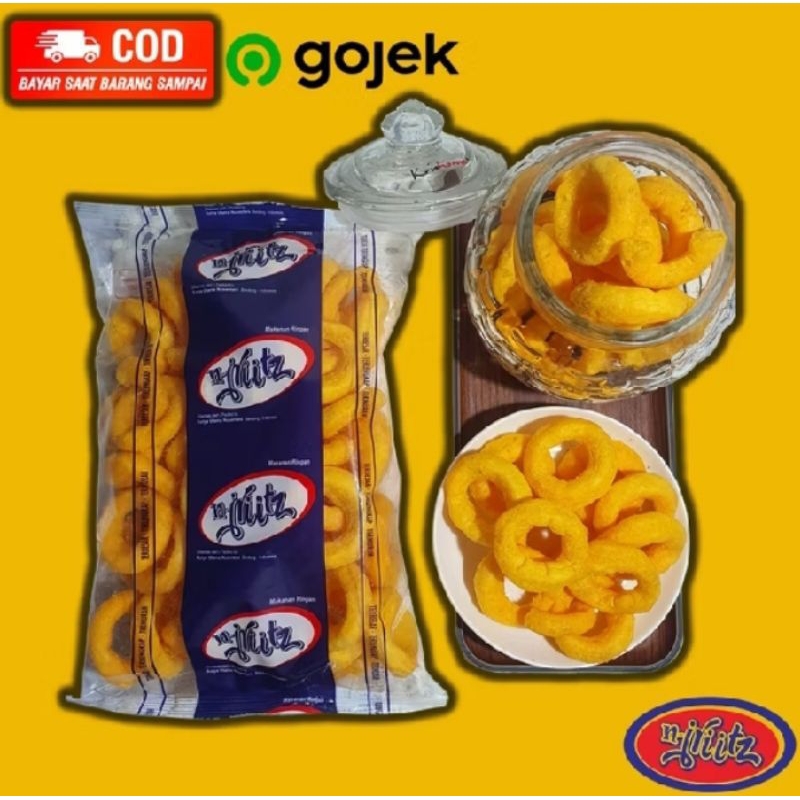 

Makanan Ringan Snack Ring Keju N-jritz Cemilan Murah