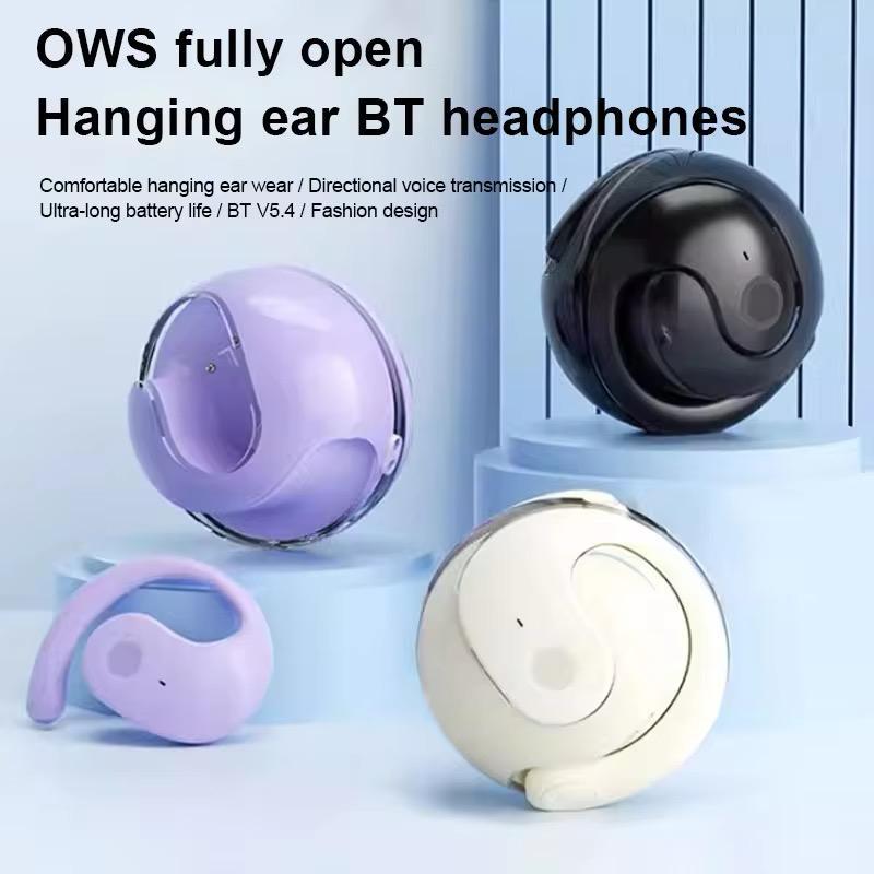 Galaxy Bone Conduction T2 OWS Ear Clip Bluetooth Headset Earphone Headphone Sport Wireless Earbuds /