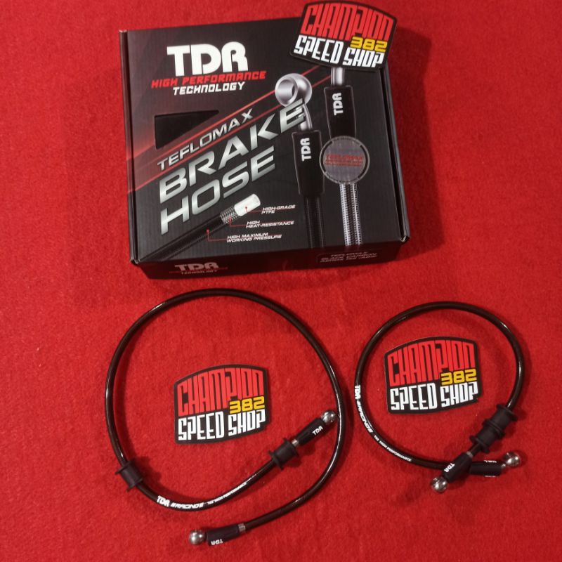 Brake Hose Selang Rem TDR Racing TEFLOMAX Aerox 155 OLD ABS 2017-2020 All New Aerox 155 Connected AB