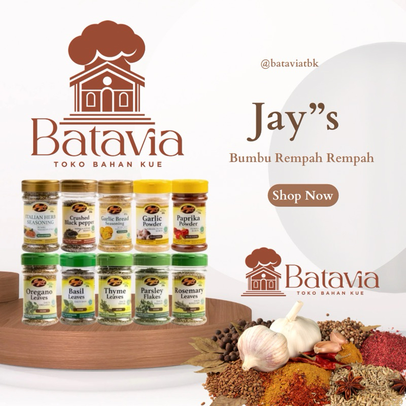 

Jay's Powder Rempah Rempah | BUBUK REMPAH REMPAH | Bumbu Rempah Alami | Jay's Bumbu Dapur All Varian