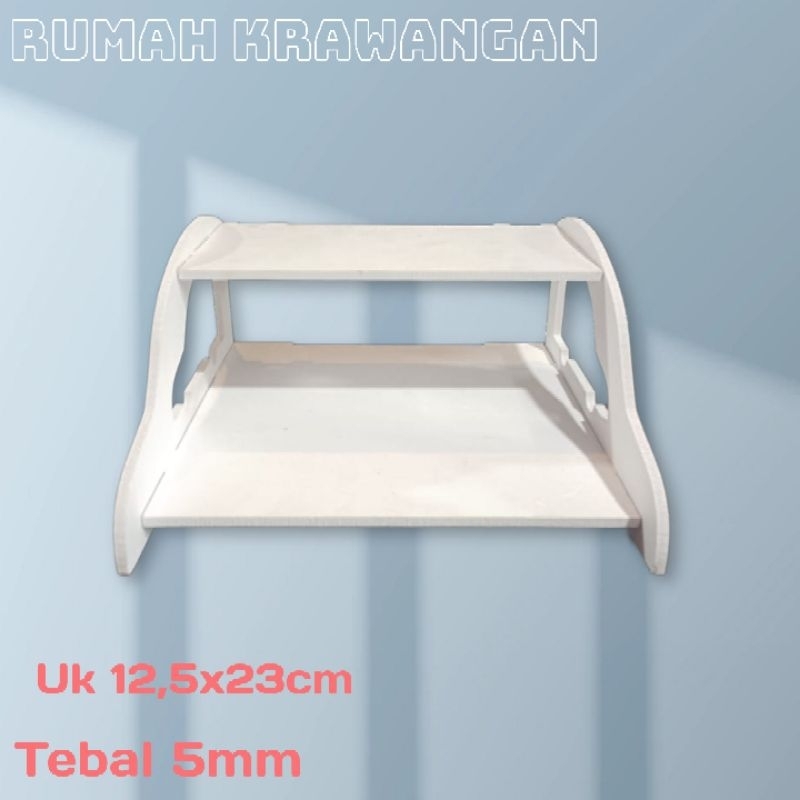 Rak Dinding Desktop Storage Rak Dinding Rak Vintage Wifi