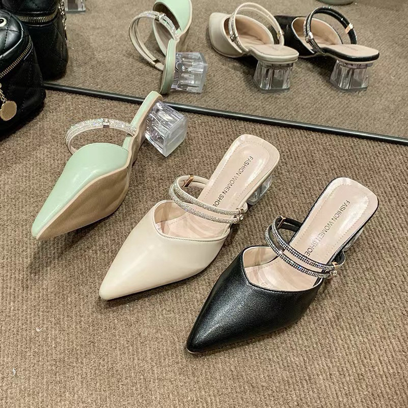 Heels Sandal wedges Wanita Korean Style