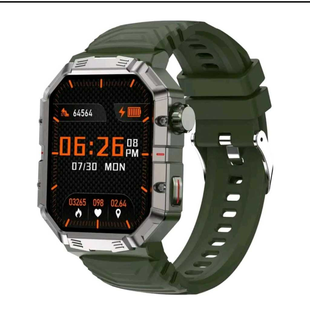 AmazeFan Jam Tangan Pria Jam tangan Tahan Banting Tahan Air Smartwatch Olahraga X55 Bergaransi 12Bul