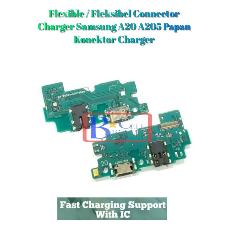FLEKSIBEL PAPAN CAS KONEKTOR SAMSUNG A20 / M01S ORIGINAL