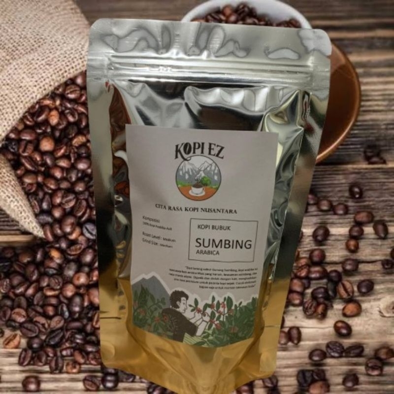 

Kopi Ez Sumbing Arabica 100g Medium Roast and Medium Grind Size Cita rasa Kopi Nusantara Arabika Terbaik Arabica Coffee