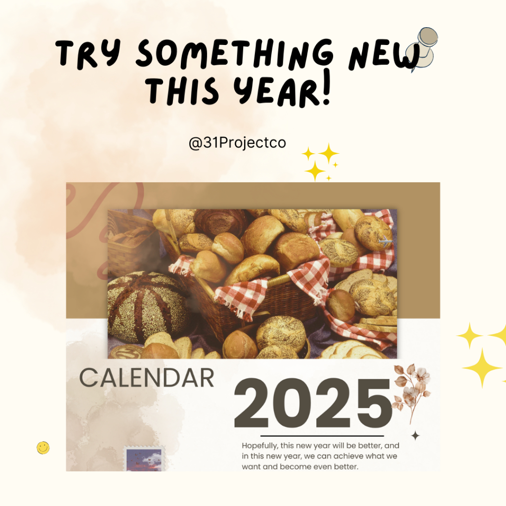 

Bakery Calendar, Bread Calendar, Printable Calendar, Cute Calendar, Calendar 2025, Colorful Calendar, Desk Calendar, Wall Calendar, Positive Calendar