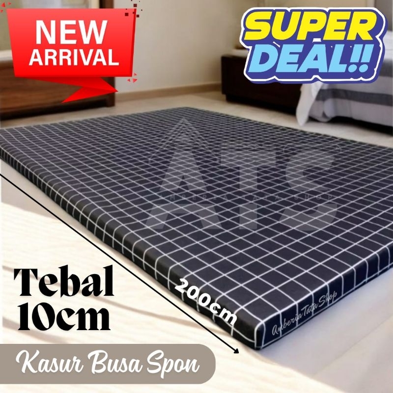Promo Murah Kasur Lantai Busa Tebal 10cm – Kasur Tidur Full Spon Lipat Empuk & Nyaman Murah | Kasur 