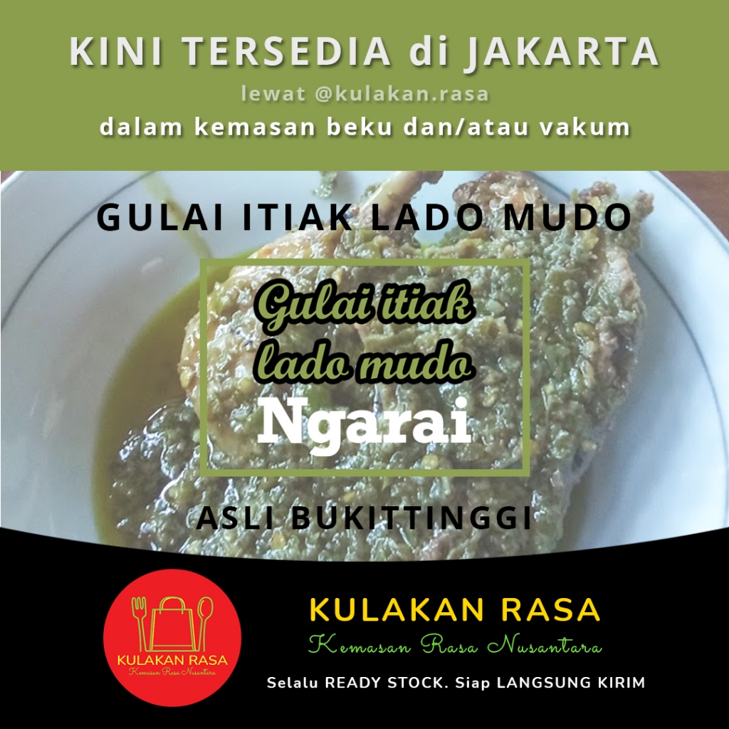 

ITIAK LADO MUDO NGARAI khas Bukittinggi