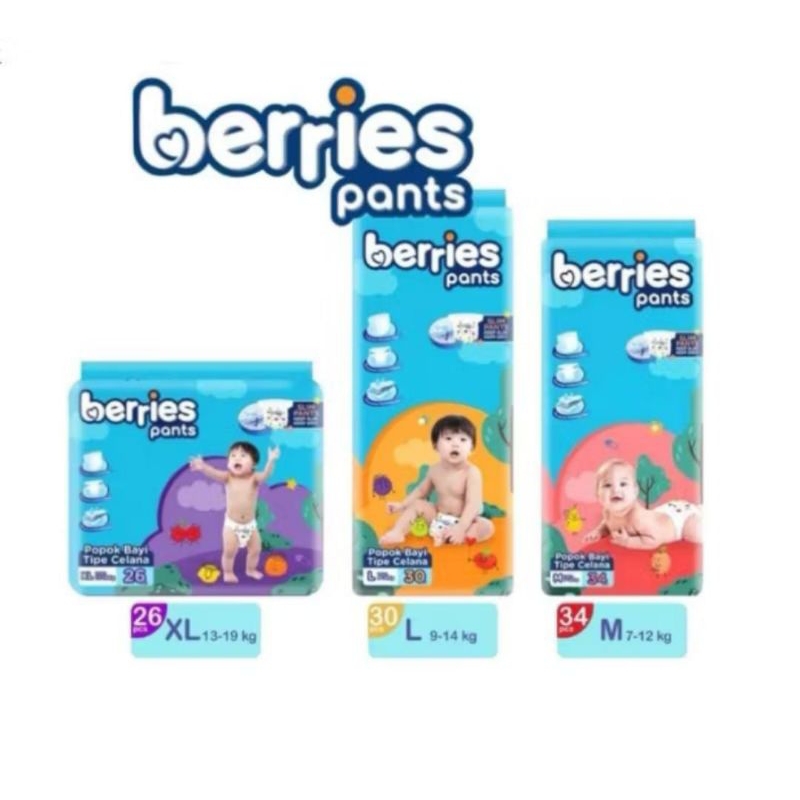 BERRIES PANTS POPOK BABY M L XL