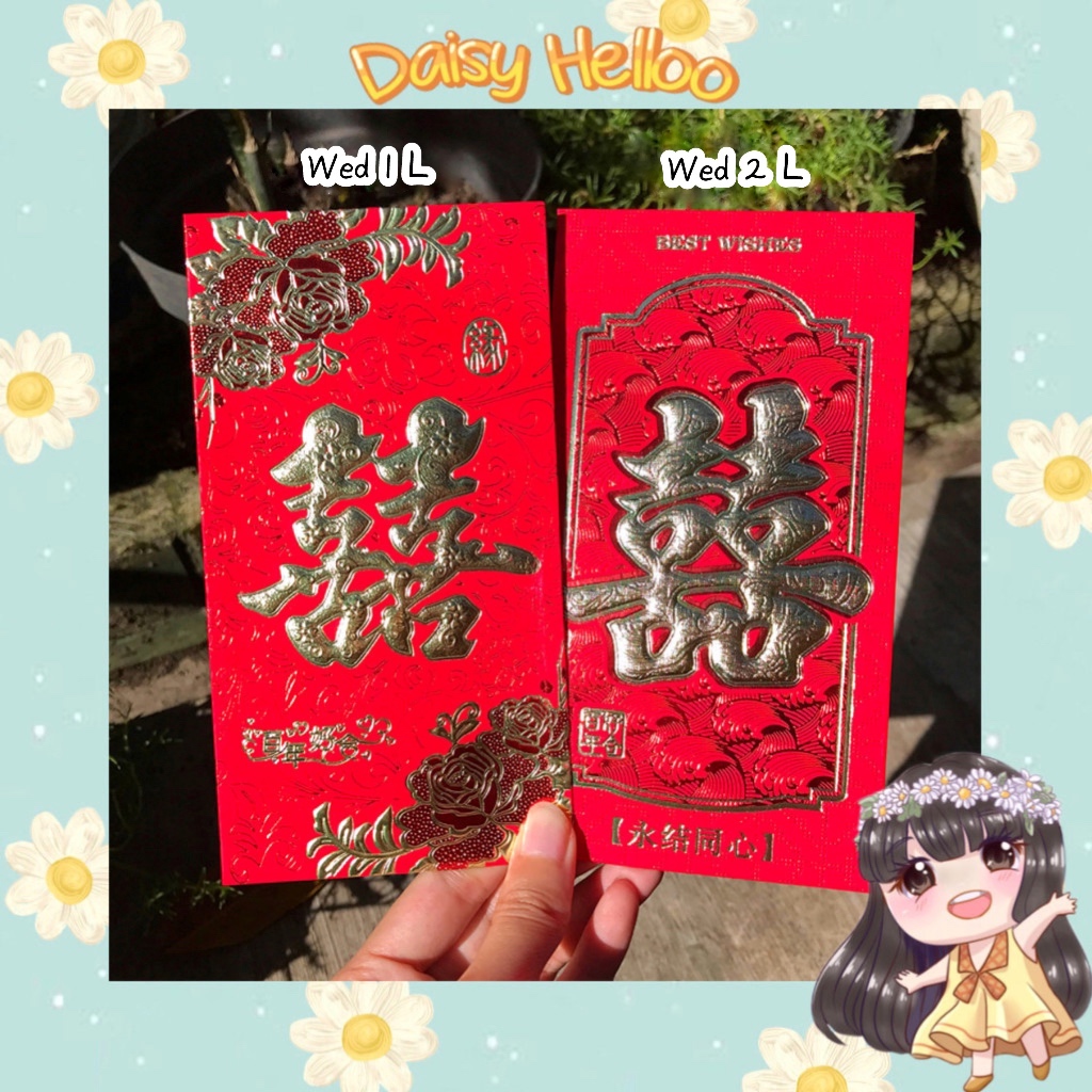 

Angpao Wedding Chinese Ukuran S dan L isi 6-14 pcs Amplop Nikah Angpau Merah Pernikahan Atk Banjar Banjarmasin Bjm DaisyHelloo