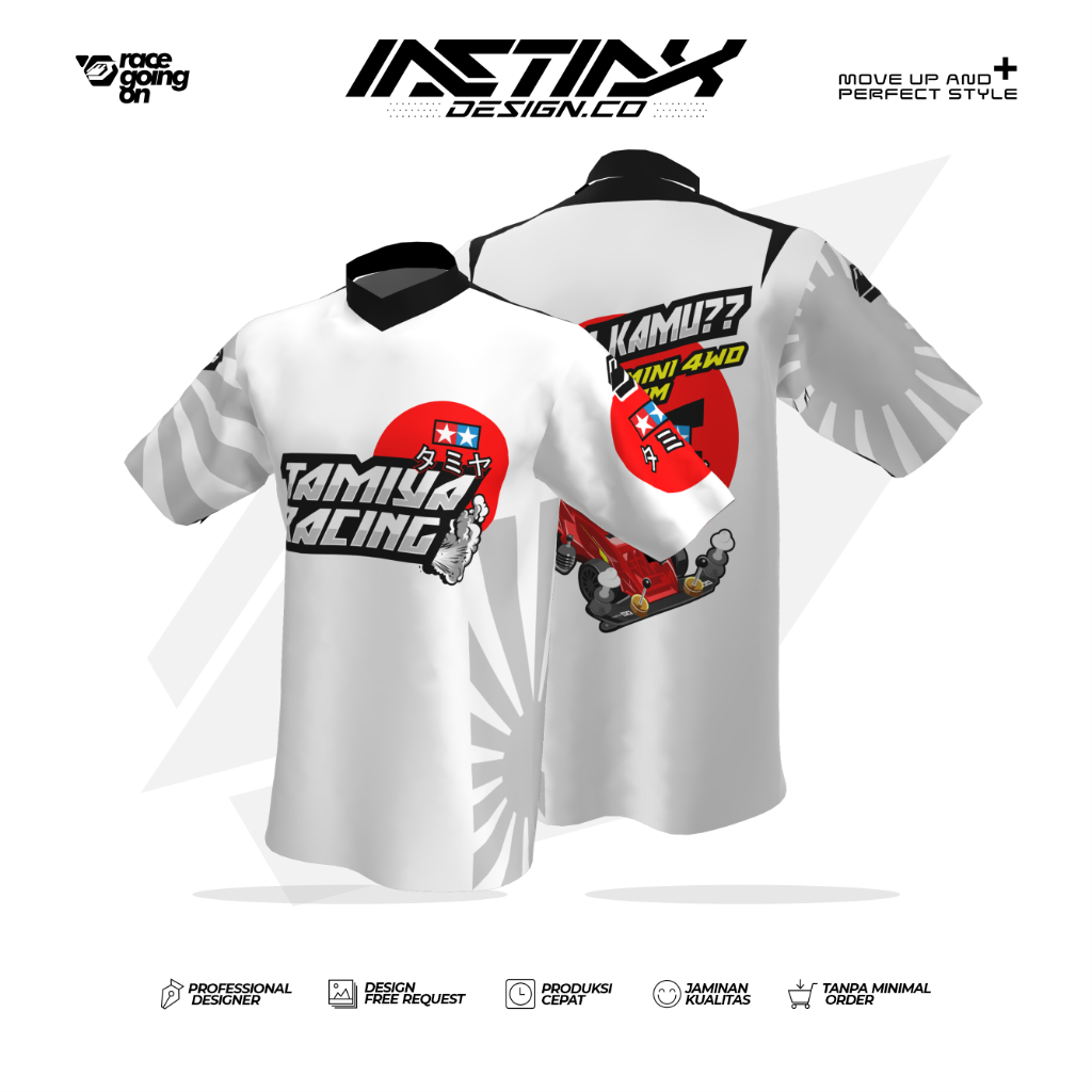 Jersey TAMIYA 4WD - Jersey Tamiya Keren - Jersey Team Tamiya - Bisa Rubah Nama Team Kamu, JERSEY KAO
