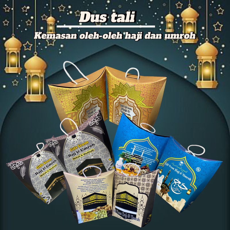 

dus tali paperbag kemasan oleh oleh haji dan umroh isi 25 pcs termurah