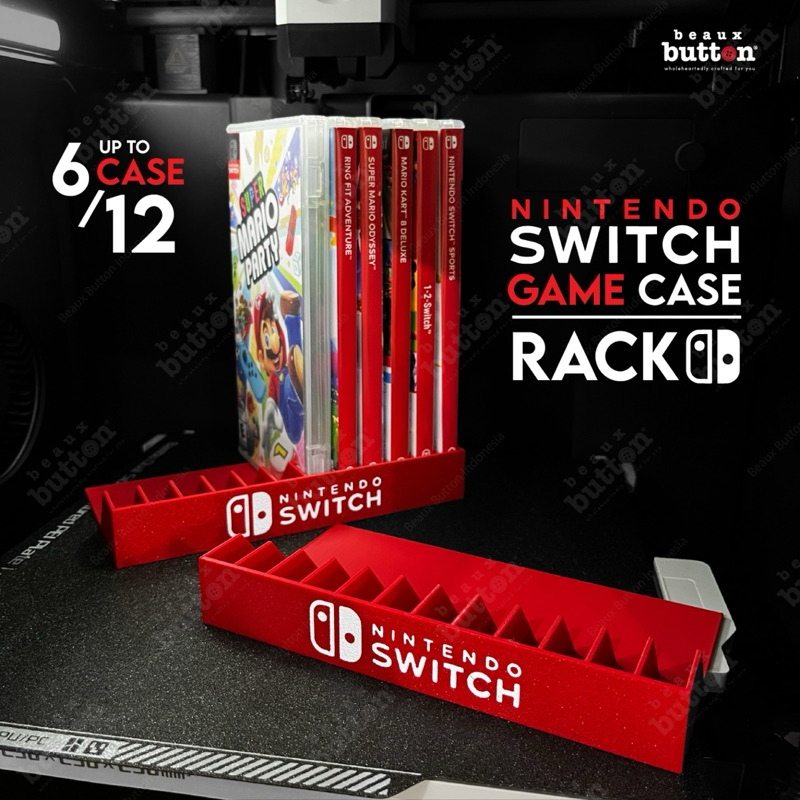 NINTENDO SWITCH Storage Rack Rak Tempat Kaset Game Card Box Tray Stand