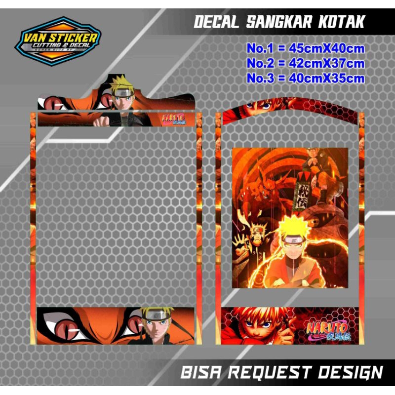 decal sangkar kotak naruto