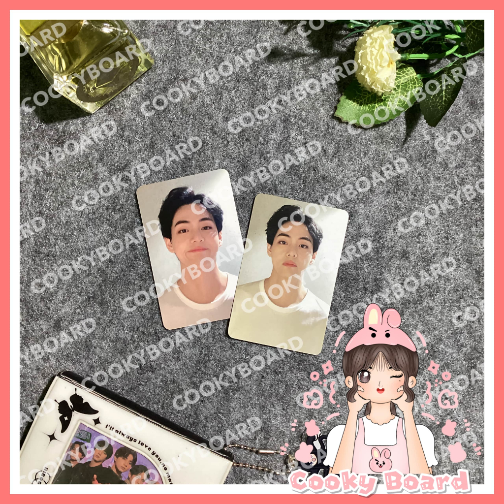 [Cooky Board] PC Photocard Dfesta Dicon 102 Taehyung V BTS Kaos Putih SATUAN