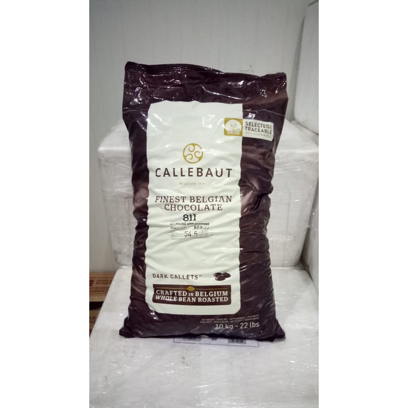 

Callebaut 811 Finest Belgium Dark Chocolate Kemasan 10 Kg