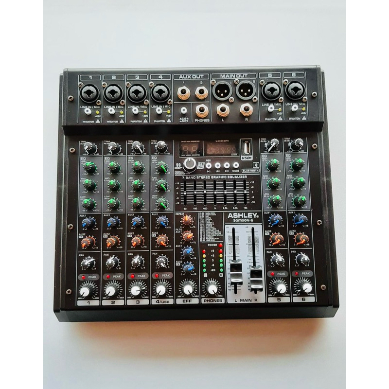 Mixer Ashley 6 Channel Samson 6 Series