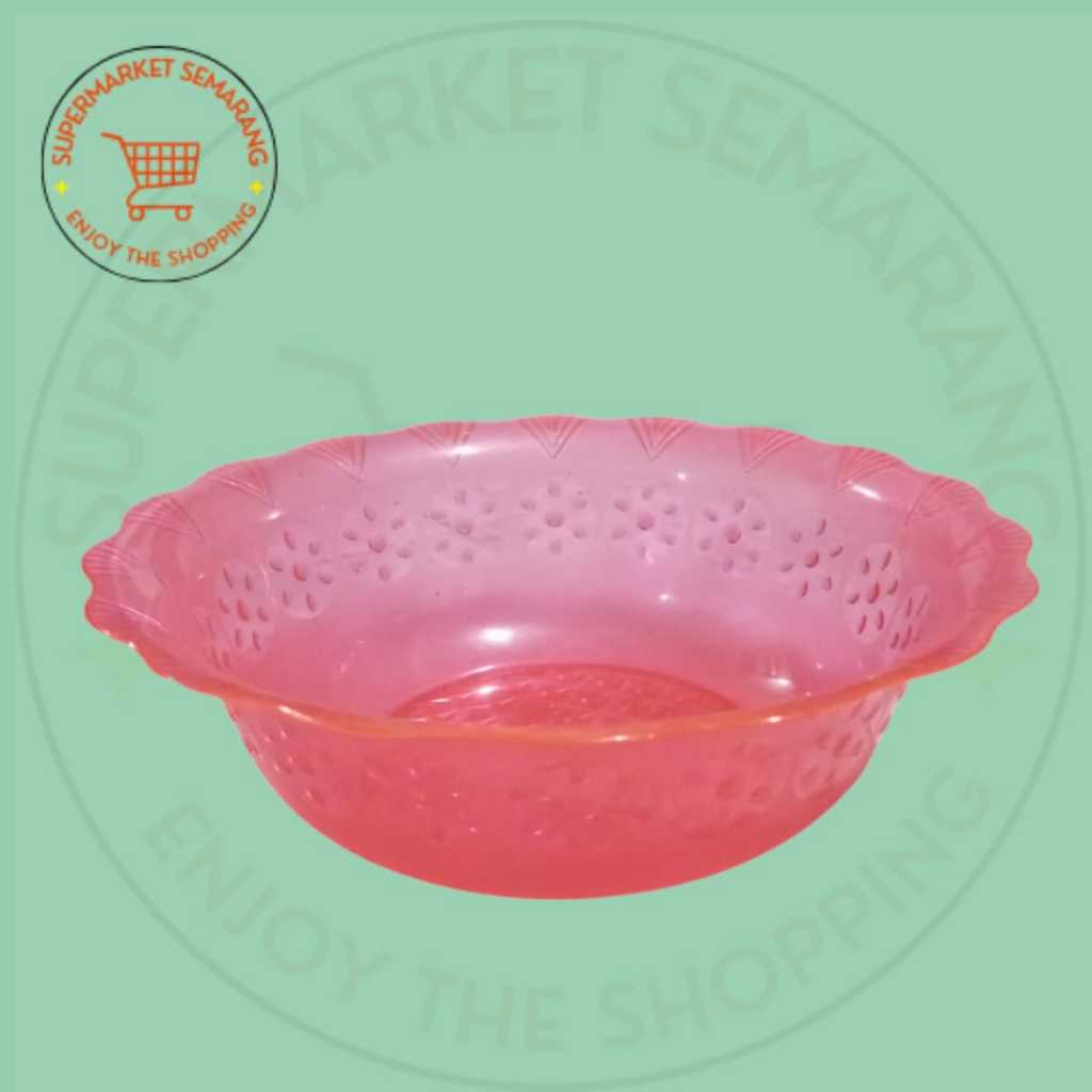 (10) Mangkok Plastik Jumbo Cristal Warna Bening / Mangkuk Plastik