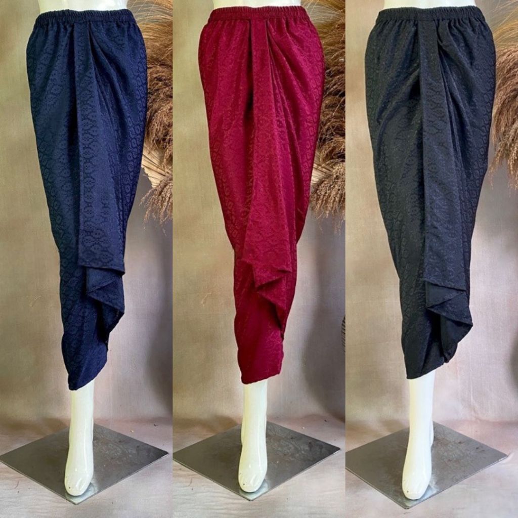 Rok Lilit Instan Polos Dobby / Rok Wiron Rumbai Dobby Aneka Warna