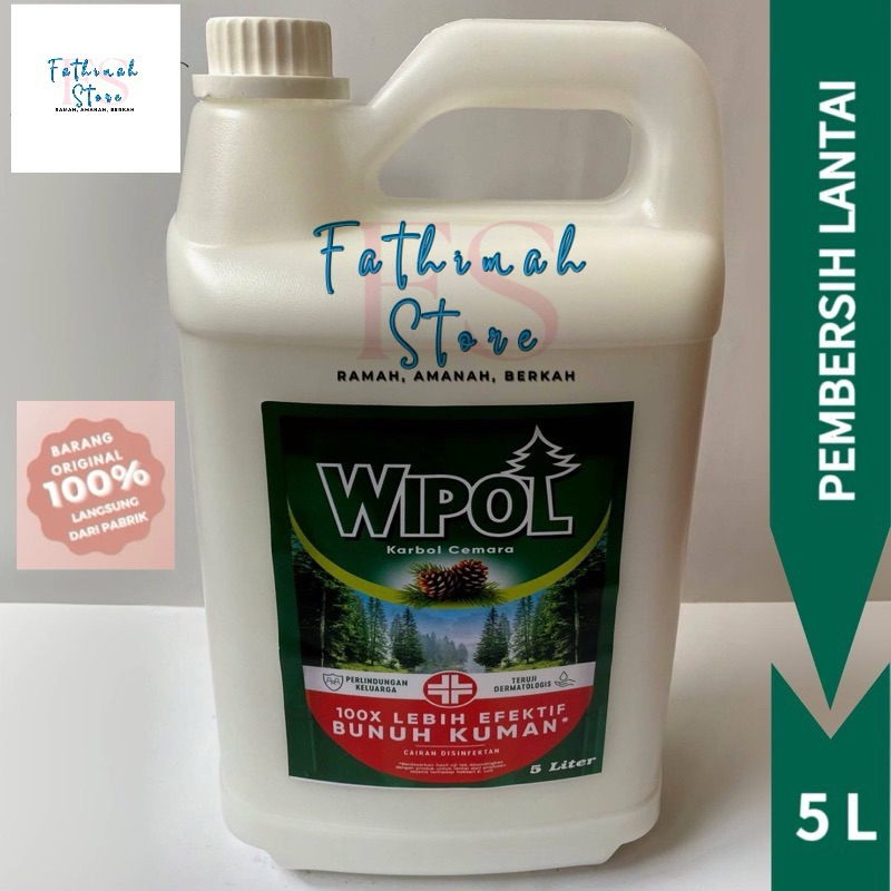Wipol Pembersih Lantai Karbol Cemara 5Liter Termurah Terlaris