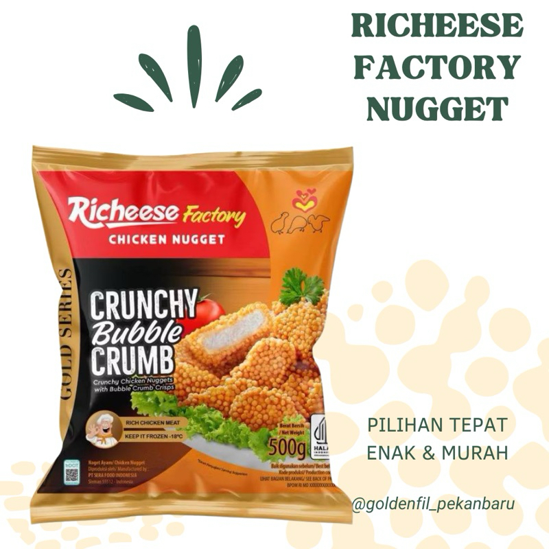 

Richeese factory Nugget crunchy 250g & 500g