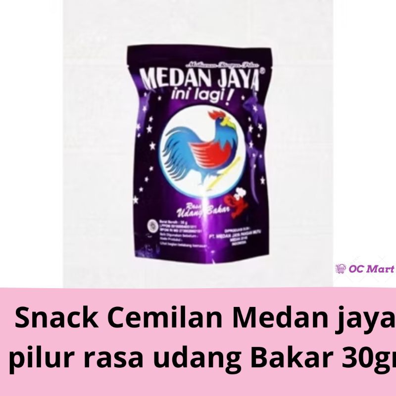 

Snack Cemilan - Medan Jaya pilus rasa Udang bakar 30gr