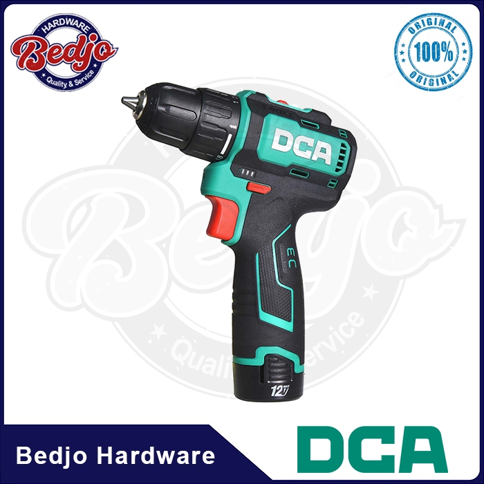 DCA Mesin Bor Cordless 10 mm 12 V - Cordless Drill 10 mm ADJZ 1203 E