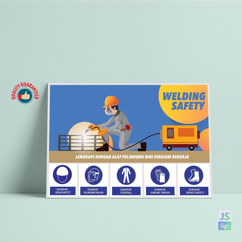 POSTER SAFETY K3 - WELDING SAFETY
