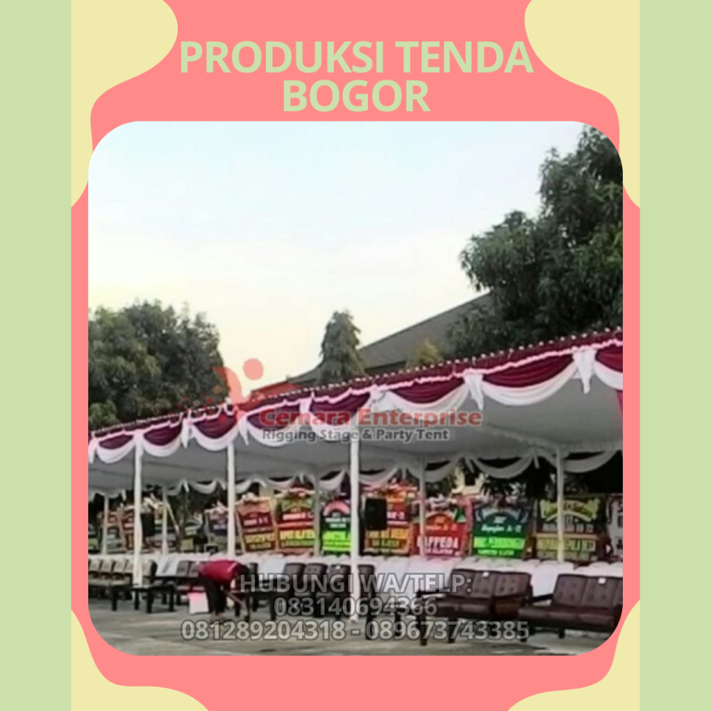 JUAL TENDA AGUSTUSAN I TENDA ACARA I PRODUKSI TENDA I PEMBUAT TENDA