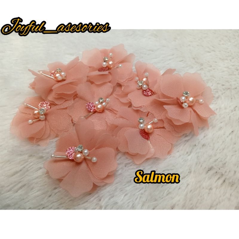 aplikasi bunga 3d payetan