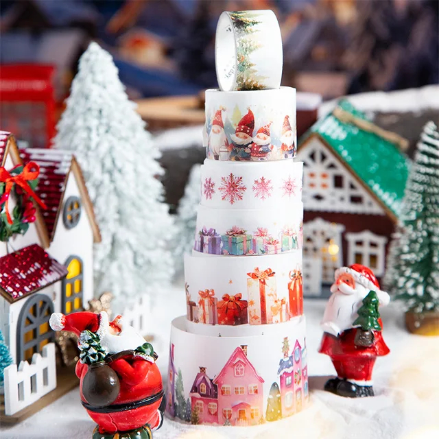 

1 set Roll Tapes Starlight Christmas Series