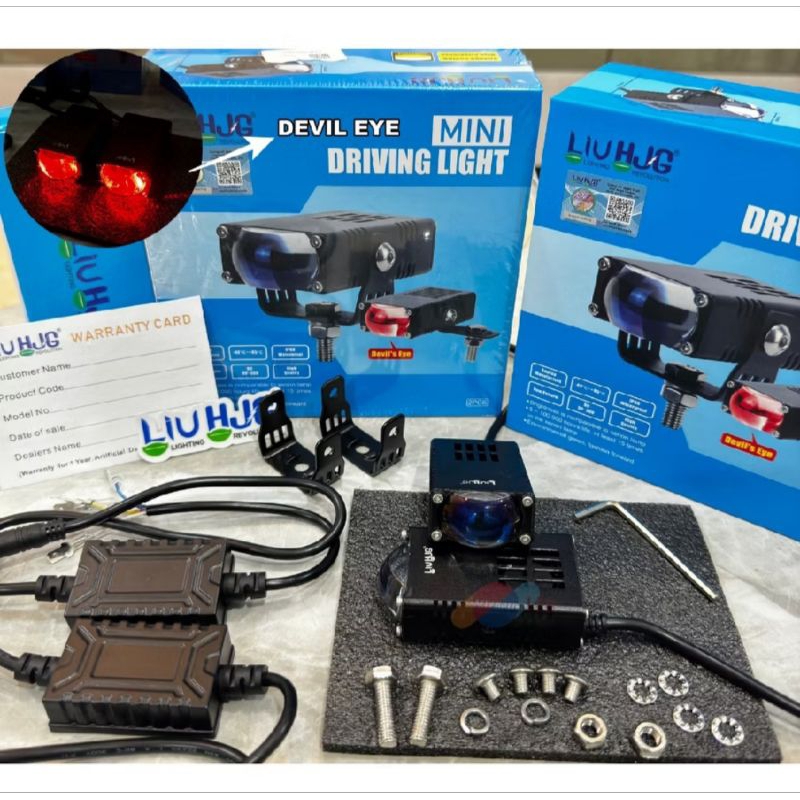 LIU HJG - ORIGINAL LAMPU TEMBAK MERK HJG HJ1 SLIM 30 WATT D2 MINI SLIM PREMIUM SOROT LED LASER GUN 2