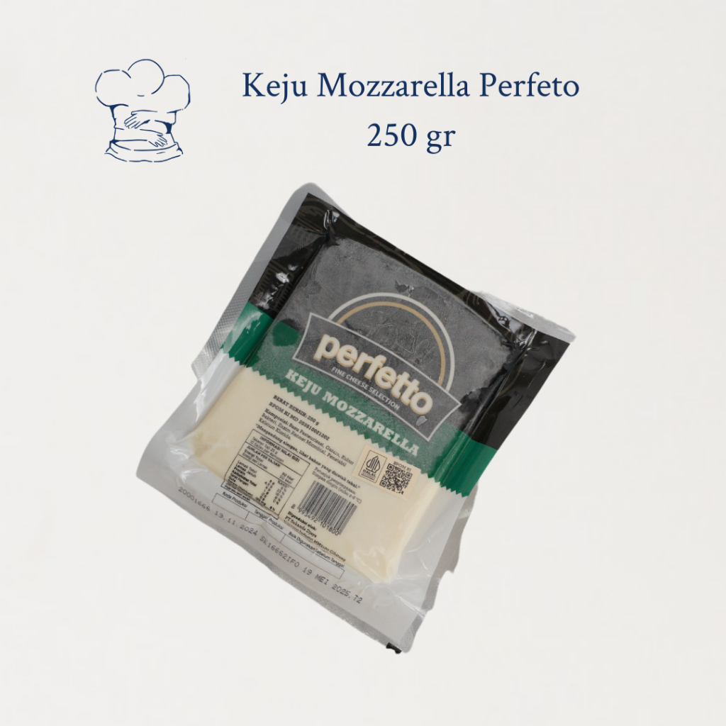 

Keju Mozzarela Perfetto (250gr)