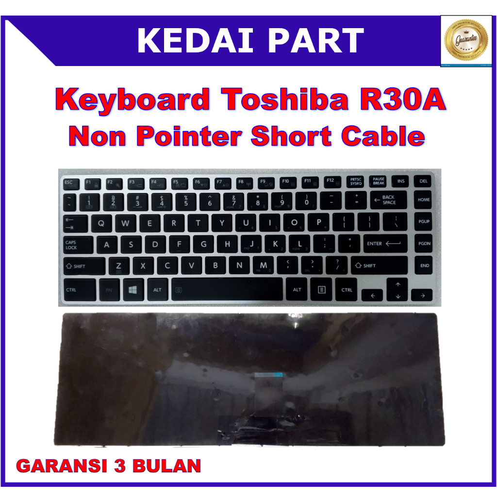 Keyboard Toshiba R30A R30 R30-A R30-A1301 R30-A1302 R30A-14K R631