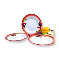 Piring Seng Ayam Jago -  Piring Jadul Vintage Aesthetic